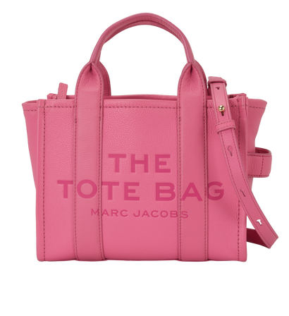Small Tote Bag, &pound;120, Handbags, Pink, Leather, Front view